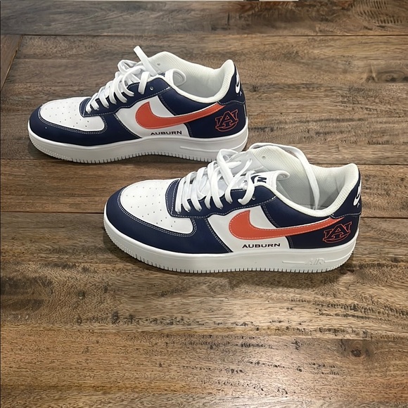 Nike Other - Nike Auburn Edition Navy and Orange Sneakers